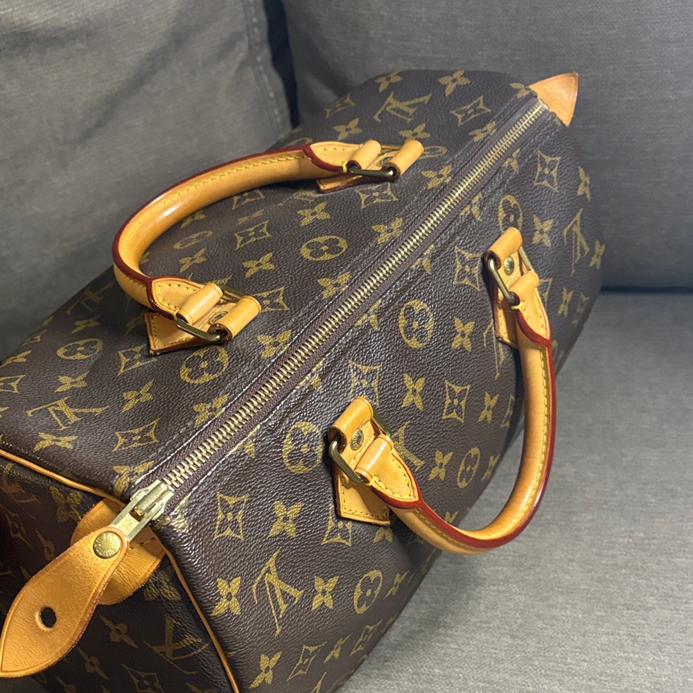 Louis Vuitton Speedy 30 Monogram Canvas| Dust Bag,Lock & Key| Authentic - Picture 7 of 16